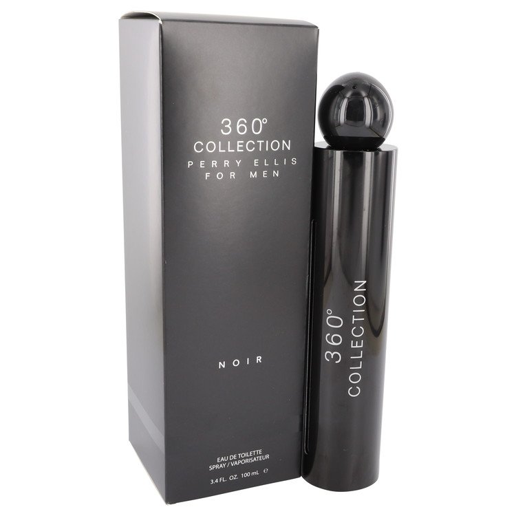 Perry Ellis 360 Collection Noir by Perry Ellis Eau De Toilette Spray 3.4 oz for Men - Fragrance Spice