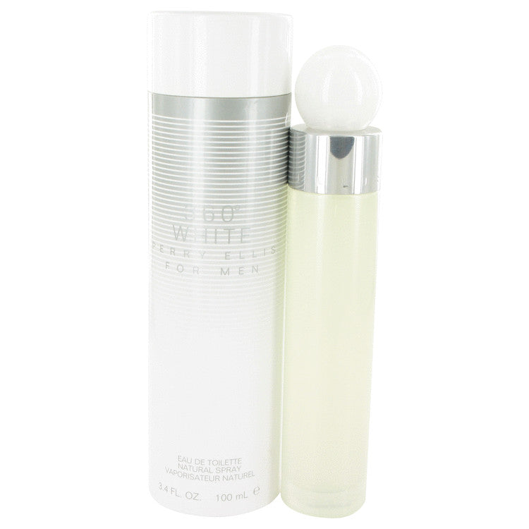 Perry Ellis 360 White by Perry Ellis Eau De Toilette Spray 3.4 oz for Men - Fragrance Spice