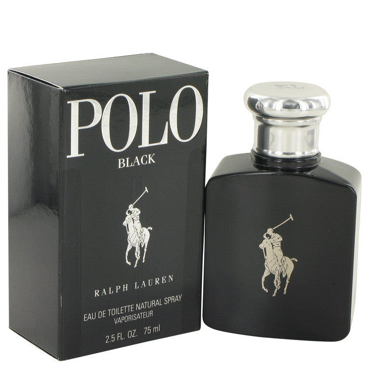 Polo Black by Ralph Lauren Eau De Toilette Spray 2.5 oz for Men - Fragrance Spice