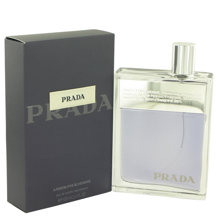 Prada Amber by Prada Eau De Toilette Spray 3.4 oz for Men - Fragrance Spice