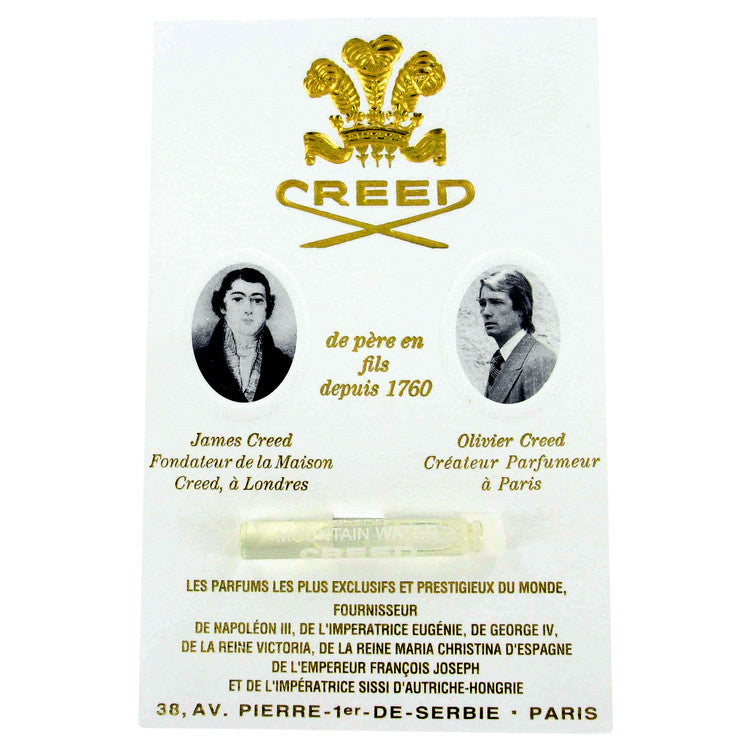 SILVER MOUNTAIN WATER by Creed Vial (sample) .04 oz for Men - Fragrance Spice