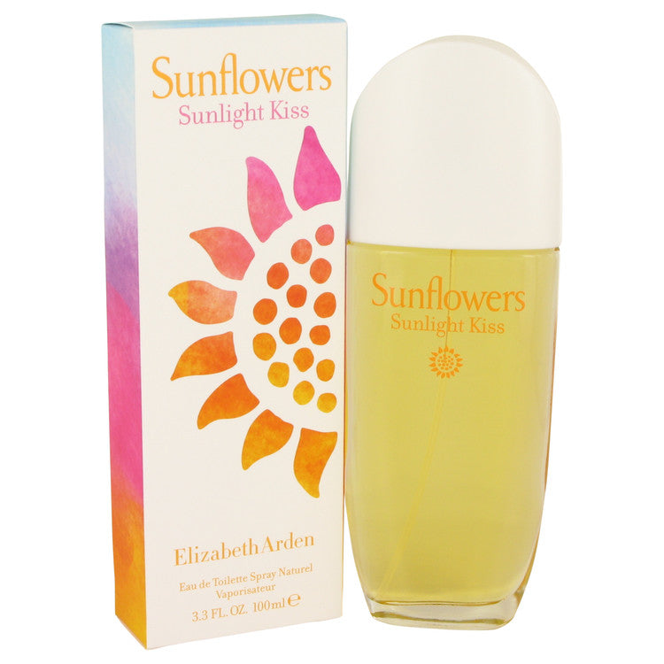Sunflowers Sunlight Kiss by Elizabeth Arden Eau De Toilette Spray 3.4 oz for Women - Fragrance Spice