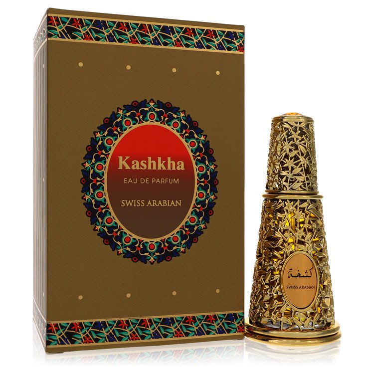 Swiss Arabian Kashkha by Swiss Arabian Eau De Parfum Spray (Unisex) 1.7 oz for Men - Fragrance Spice