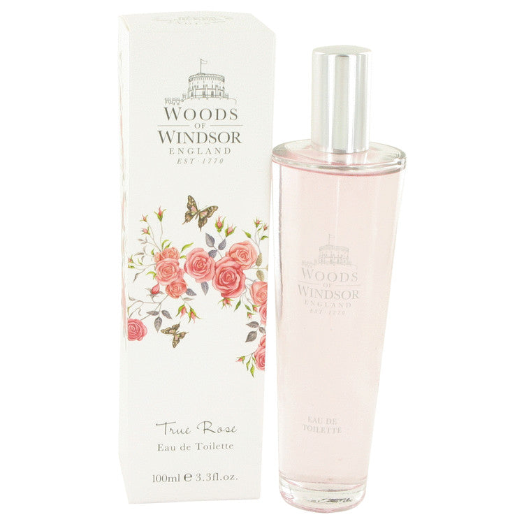 True Rose by Woods of Windsor Eau De Toilette Spray 3.3 oz for Women - Fragrance Spice