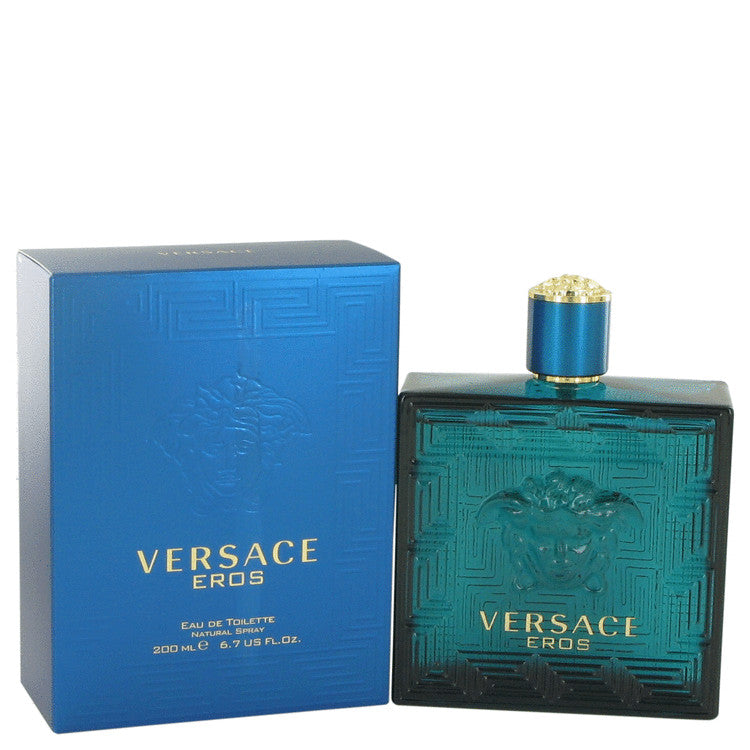 Versace Eros by Versace Eau De Toilette Spray 6.7 oz for Men - Fragrance Spice