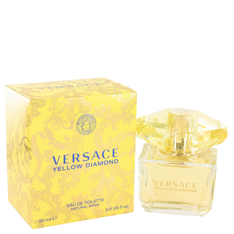Versace Yellow Diamond by Versace Eau De Toilette Spray 3 oz for Women - Fragrance Spice