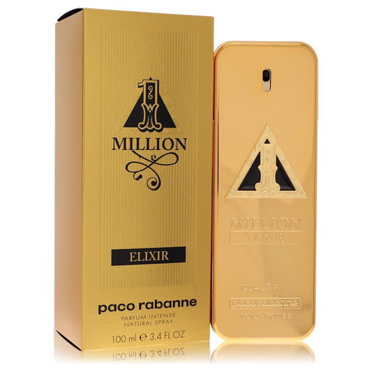 1 Million Elixir by Paco Rabanne Eau De Parfum Intense Spray 3.4 oz for Men - Fragrance Spice