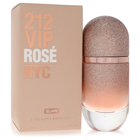 212 Vip Rose Elixir by Carolina Herrera Eau De Parfum Spray 1.7 oz for Women - Fragrance Spice