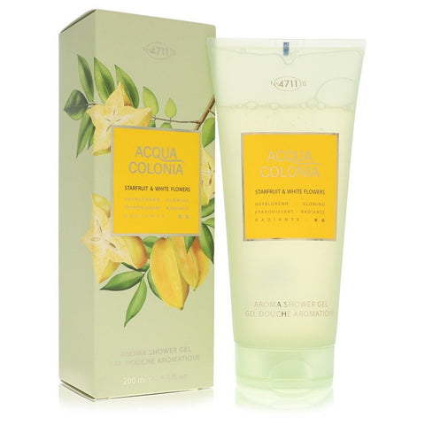 4711 Acqua Colonia Starfruit & White Flowers by 4711 Shower Gel (Unisex) 6.8 oz for Women - Fragrance Spice