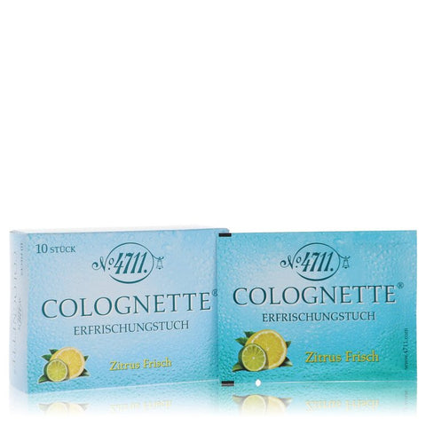 4711 Colognette Refreshing Lemon by 4711 Box Of 10 Refreshing Tissues -- for Men - Fragrance Spice