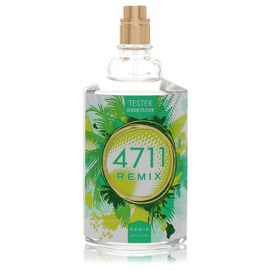 4711 Remix Green Oasis by 4711 Eau De Cologne Spray (Unisex Tester) 3.4 oz for Men - Fragrance Spice