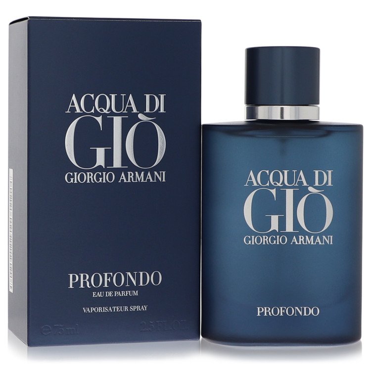 Acqua Di Gio Profondo by Giorgio Armani Eau De Parfum Spray Refillable 3.3 oz for Men - Fragrance Spice