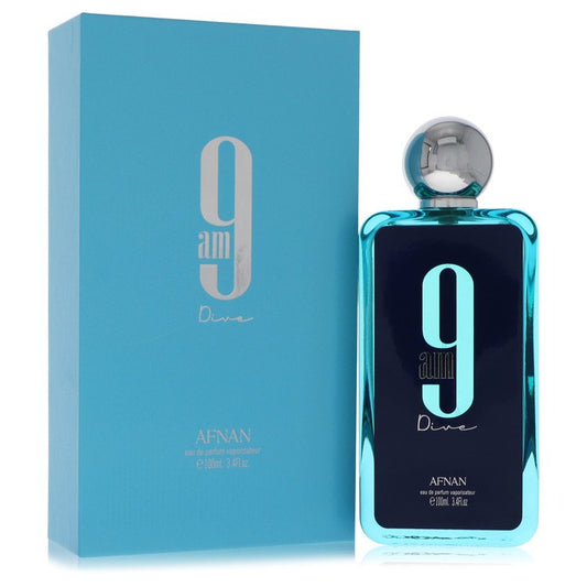 Afnan 9Am Dive by Afnan Eau De Parfum Spray (Unisex) 5.07 oz for Men - Fragrance Spice