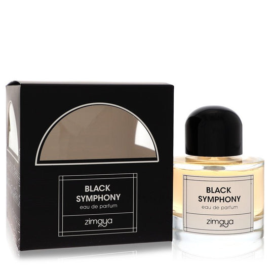 Afnan Zimaya Black Symphony by Afnan Eau De Parfum Spray (Unisex) 3.4 oz for Men - Fragrance Spice