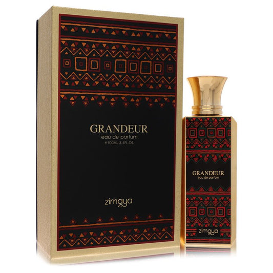Afnan Zimaya Grandeur by Afnan Eau De Parfum Spray (Unisex) 3.4 oz for Men - Fragrance Spice