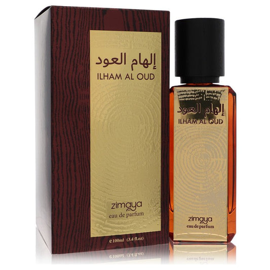 Afnan Zimaya Ilham Al Oud by Afnan Eau De Parfum Spray (Unisex) 3.4 oz for Men - Fragrance Spice
