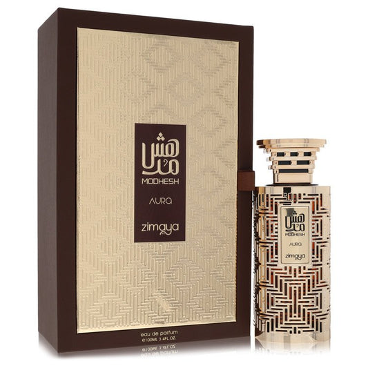 Afnan Zimaya Modhesh Aura by Afnan Eau De Parfum Spray (Unisex) 3.4 oz for Men - Fragrance Spice