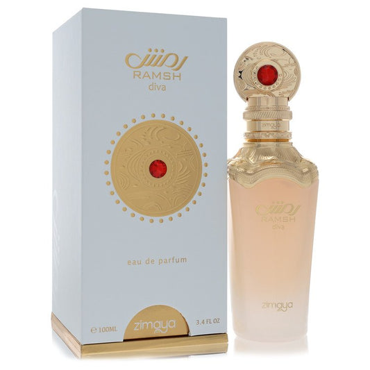 Afnan Zimaya Ramsh Diva by Afnan Eau De Parfum Spray 3.4 oz for Women - Fragrance Spice