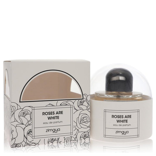Afnan Zimaya Roses Are White by Afnan Eau De Parfum Spray (Unisex) 3.4 oz for Women - Fragrance Spice