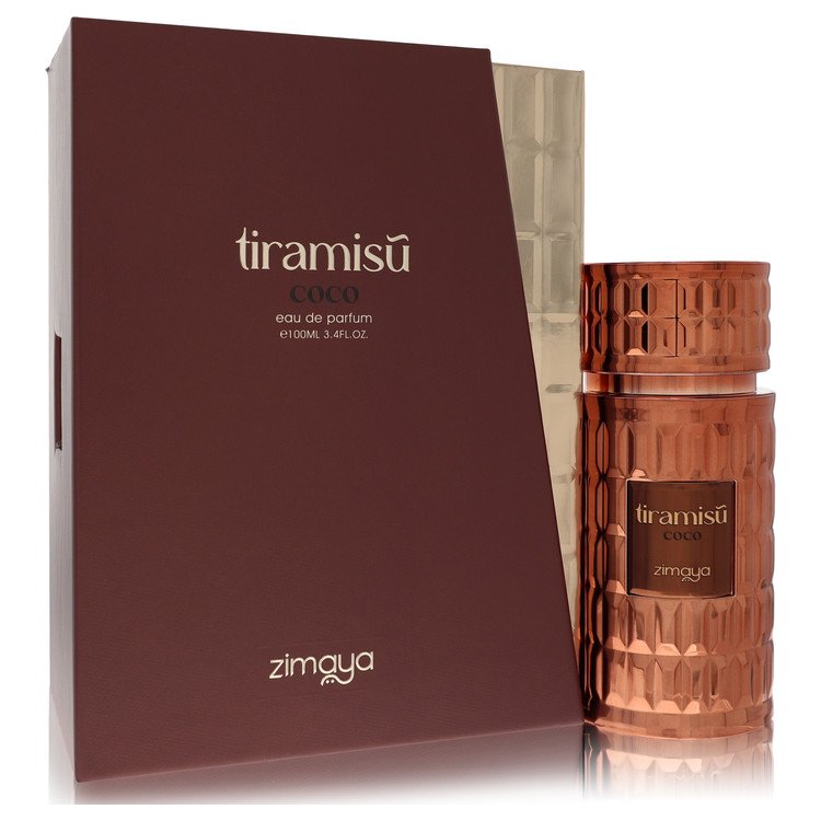 Afnan Zimaya Tiramisu Coco by Afnan Eau De Parfum Spray (Unisex) 3.4 oz for Women - Fragrance Spice