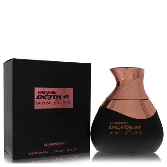 Al Haramain Detour Noir Intense by Al Haramain Eau De Parfum Spray (Unisex) 3.4 oz for Women - Fragrance Spice