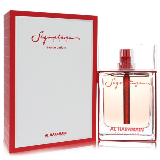 Al Haramain Signature Red by Al Haramain Eau De Parfum Spray 3.4 oz for Women - Fragrance Spice