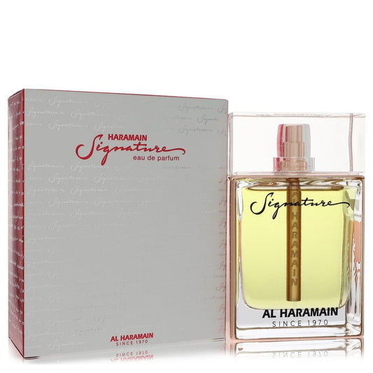 Al Haramain Signature by Al Haramain Eau De Parfum Spray 3.4 oz for Women - Fragrance Spice