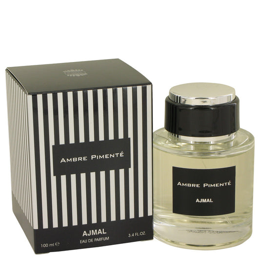 Ambre Pimente by Ajmal Eau De Parfum Spray (Unisex) 3.4 oz for Women - Fragrance Spice