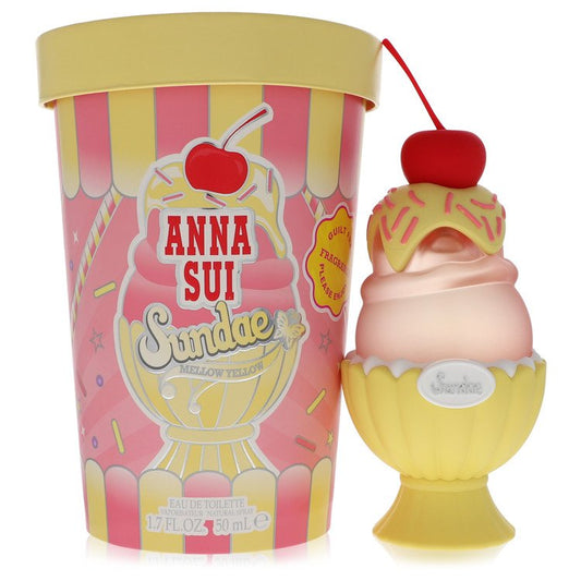 Anna Sui Sundae Mellow Yellow by Anna Sui Eau De Toilette Spray 1.7 oz for Women - Fragrance Spice