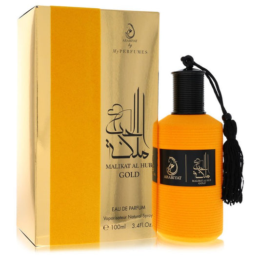 Arabiyat Malikat Al Hub Gold by My Perfumes Eau De Parfum Spray (Unisex) 3.4 oz for Women - Fragrance Spice