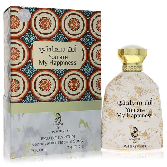 Arabiyat You Are My Happiness by My Perfumes Eau De Parfum Spray (Unisex) 3.4 oz for Men - Fragrance Spice
