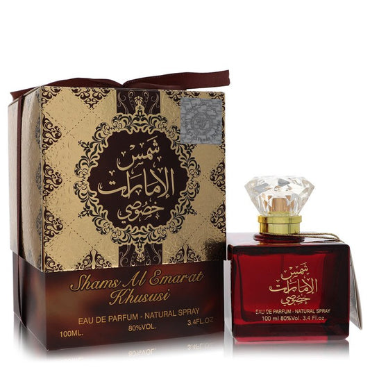 Ard Al Zaafaran Shams Al Emarat Khususi by Al Zaafaran Eau De Parfum Spray (Unisex) 3.4 oz for Women - Fragrance Spice