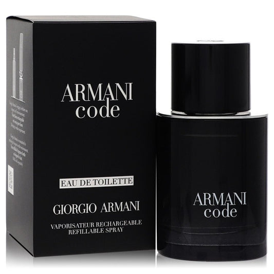 Armani Code by Giorgio Armani Eau De Toilette Spray Refillable 1.7 oz for Men - Fragrance Spice