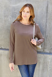 Basic Bae Full Size Round Neck Long Sleeve Top - Fragrance Spice
