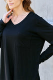 Basic Bae Full Size V-Neck Long Sleeve Top - Fragrance Spice