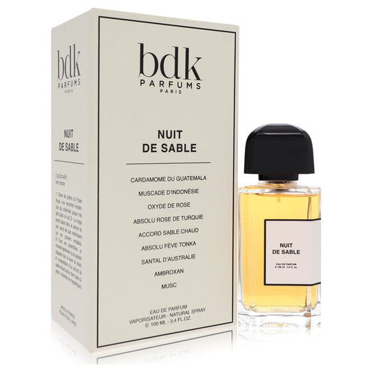 Bdk Nuit De Sable by Bdk Parfums Eau De Parfum Spray (Unisex) 3.4 oz for Women - Fragrance Spice