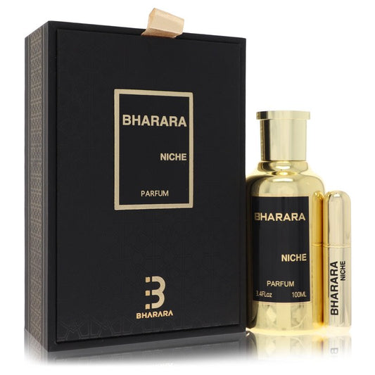 Bharara Niche by Bharara Beauty Eau De Parfum Spray  + Refillable Travel Spray 3.4 oz for Men - Fragrance Spice