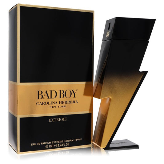 CH Bad Boy Extreme by Carolina Herrera Eau De Parfum Spray 3.4 oz for Men - Fragrance Spice