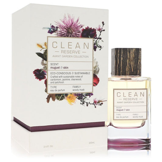 Clean Reserve Muguet & Skin by Clean Eau De Parfum Spray (Unisex) 3.4 oz for Women - Fragrance Spice
