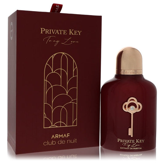 Club De Nuit Private Key To My Love by Armaf Extrait De Parfum Spray (Unisex) 3.4 oz for Women - Fragrance Spice