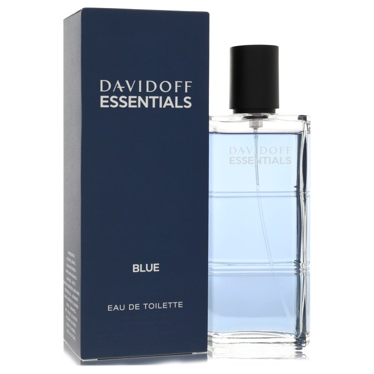 Davidoff Essentials Blue by Davidoff Eau De Toilette Spray 3.7 oz for Men - Fragrance Spice