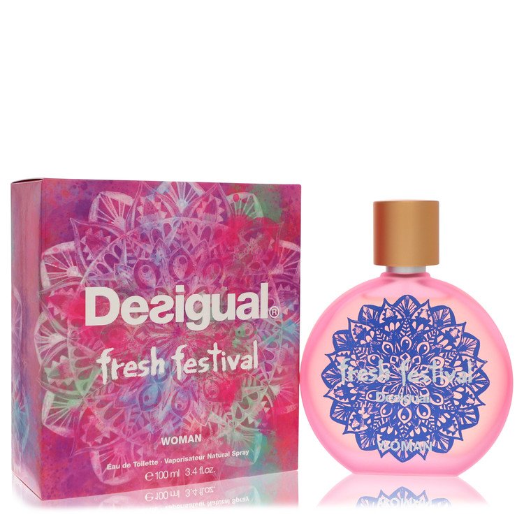 Desigual Fresh Festival by Desigual Eau De Toilette Spray 3.4 oz for Women - Fragrance Spice