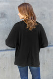 Double Take Full Size Round Neck Long Sleeve T-Shirt - Fragrance Spice