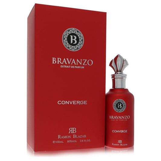 Dumont Bravanzo Converge by Dumont Extrait De Parfum Spray (Unisex) 3.4 oz for Women - Fragrance Spice