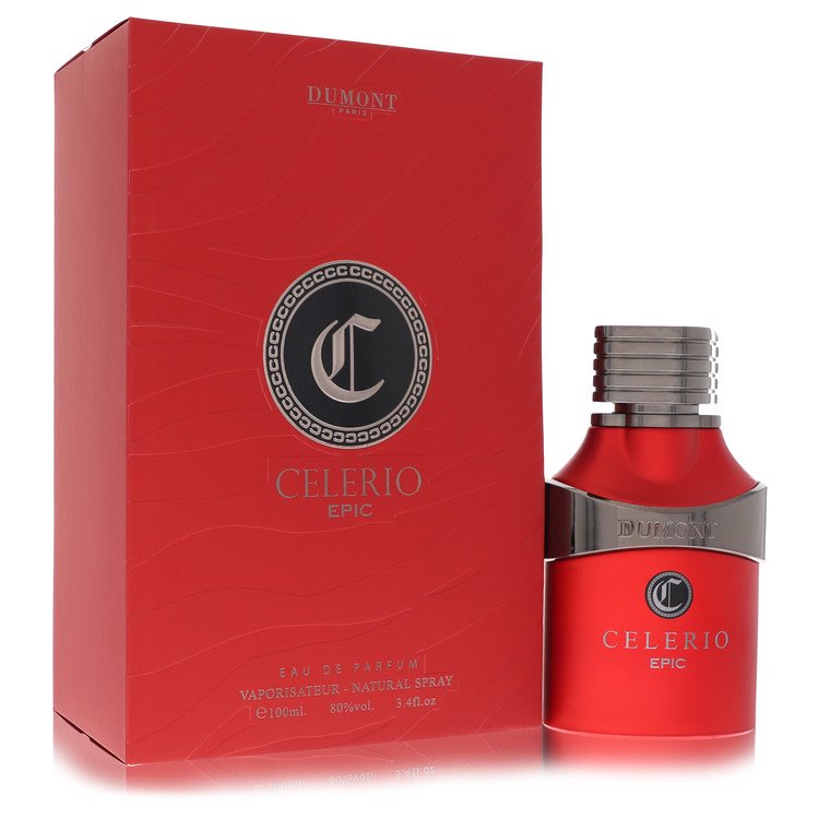Dumont Celerio Epic by Dumont Paris Eau De Parfum Spray (Unisex) 3.4 oz for Men - Fragrance Spice