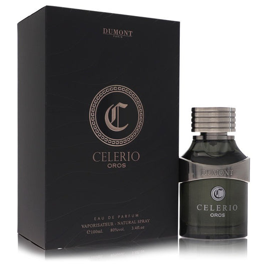 Dumont Celerio Oros by Dumont Paris Eau De Parfum Spray (Unisex) 3.4 oz for Men - Fragrance Spice