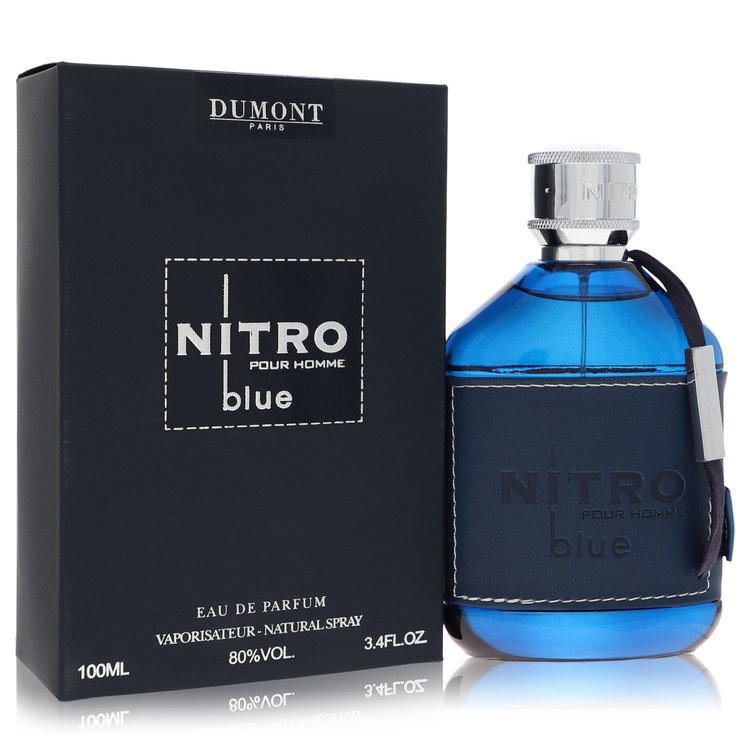 Dumont Nitro Blue by Dumont Paris Eau De Parfum Spray 3.4 oz for Men - Fragrance Spice