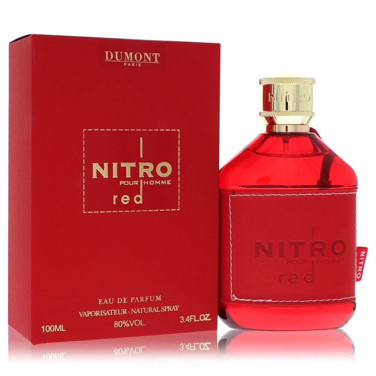 Dumont Nitro Red by Dumont Paris Eau De Parfum Spray 3.4 oz for Men - Fragrance Spice