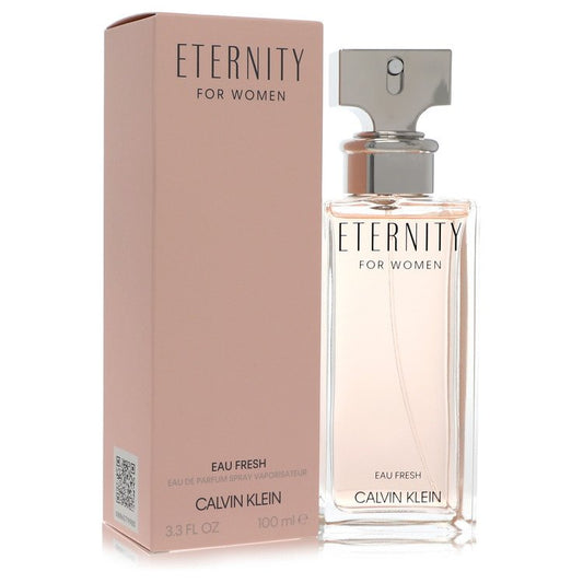 Eternity Eau Fresh by Calvin Klein Eau De Parfum Spray 3.4 oz for Women - Fragrance Spice