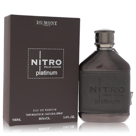 Dumont Nitro Platinum by Dumont Paris Eau De Parfum Spray 3.4 oz for Men